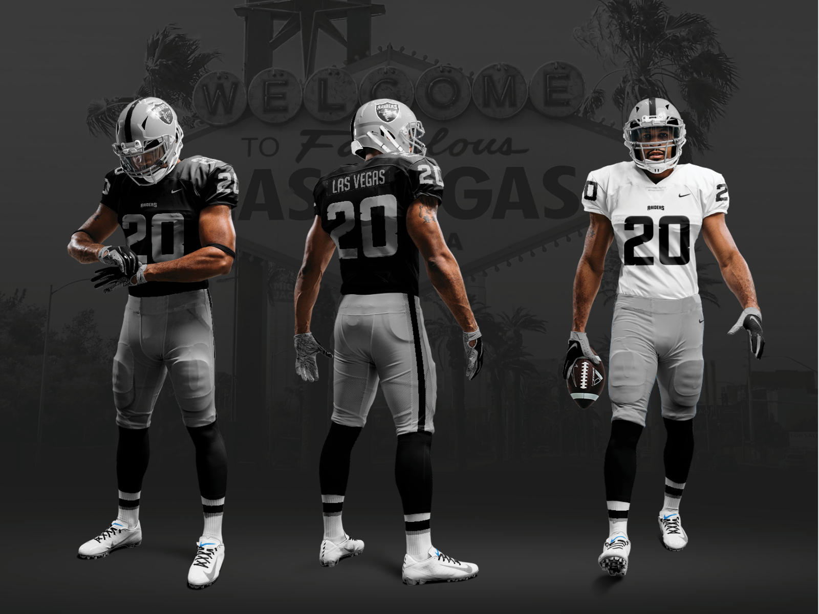 Raiders new discount uniforms 2020