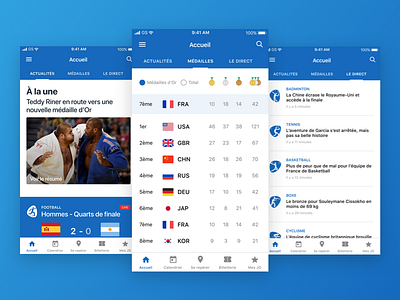 Paris 2024 - Concept app app interface mobile olympics paris sport ui ux