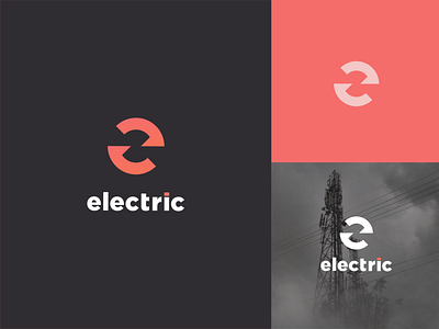 electric clean color design e electric electricity icon illustrator lettermark logo logo design vector