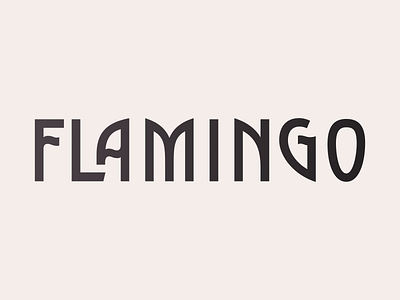 flamingo logotype branding branding design clean color design flamingo icon lettermark logo design logodesign logomark typography typography design typography logo