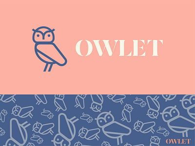 owlet branding branding design branding designer clean color design icon lettermark logo design logodesign owl owl logo typography vector