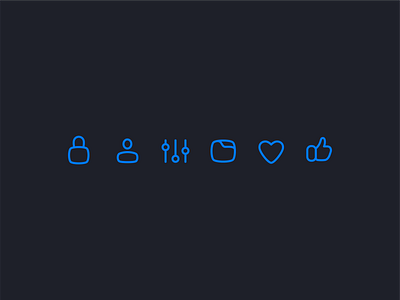 Icon Exploration folder heart icon icon design icon set iconography icons iconset like lock person settings thumbs up user