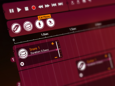 Music mixing app interface app interface music u.i