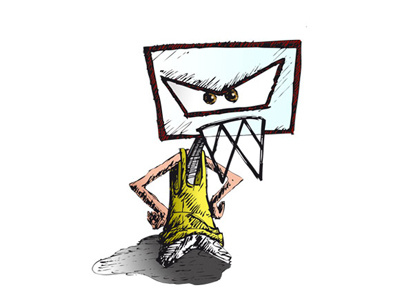Risty basketball character illustration illustrator maskottchen photoshop sketch