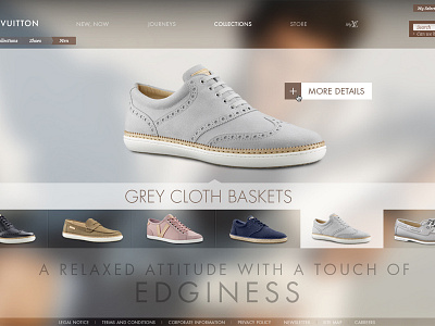 Louis Vuitton souliers summer collection add addvertise beach blur city dandy fashion futura luxe shoes slide sport switch ui ux webdesign