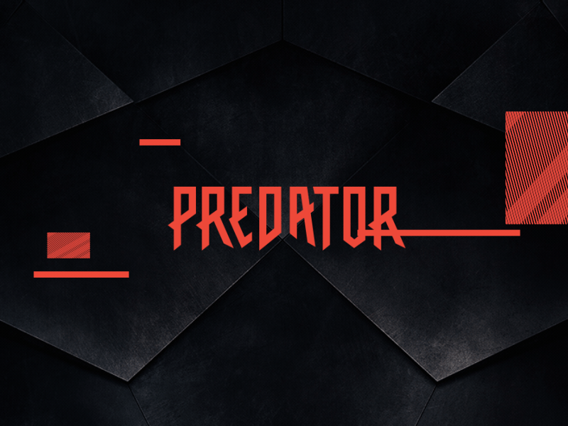 Adidas Predator #4 animation glitch glitch effect logo loop motion design predator shape soccer