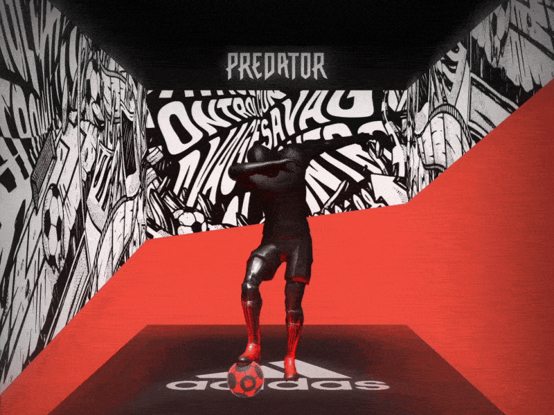 Adidas Predator #4 adidas ar dab football motion design pogba projection mapping soccer