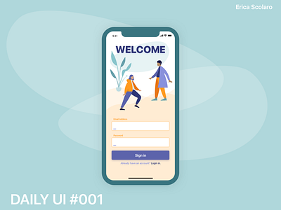 DAILY UI - #001 Sign Up