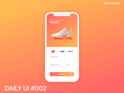 DAILY UI - #002 Credit Card Checkout