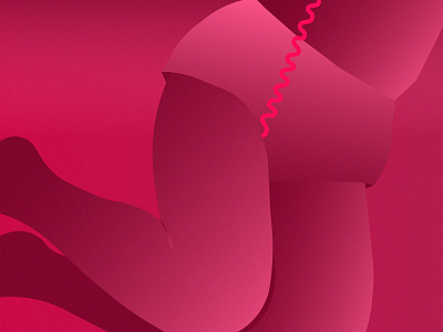 Call me on Monday girl grandiant illustration illustrator pink telephone