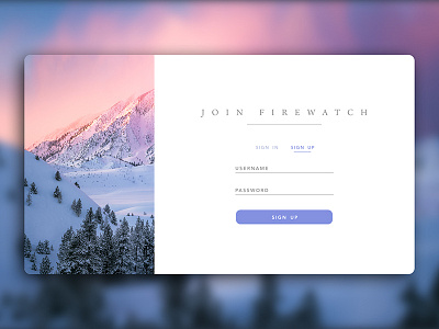 Daily UI 001: Sign Up