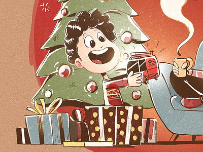 happy holidays! character christmas design holidays illustration xmas