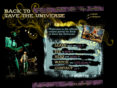 Band Website (2008)