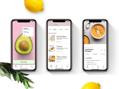 Smart Meal App app design design interactive design typography ui ux