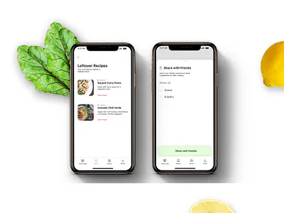 Smart Meal App app design design typography ui ux