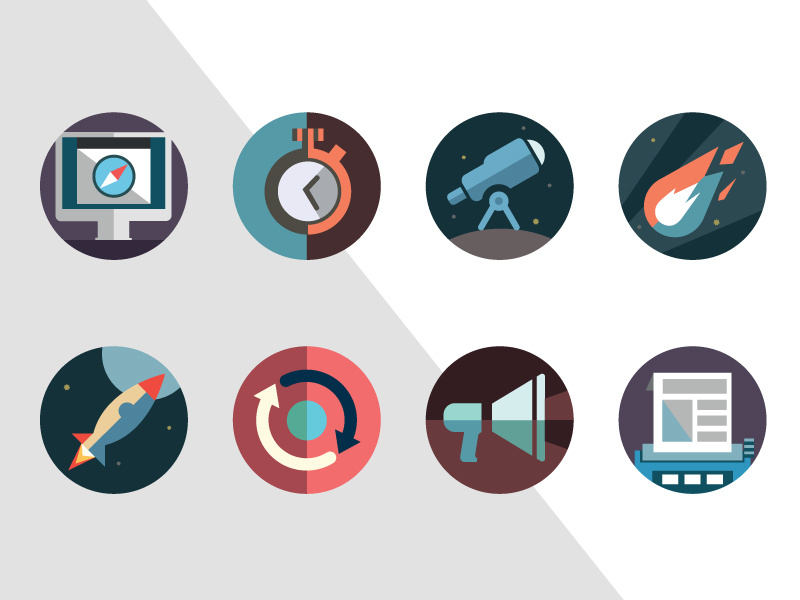 Apps Project Icons icons space apps illustration