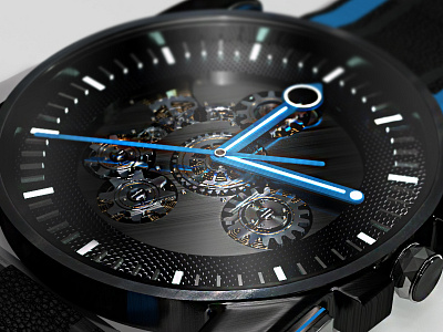 Watch Design 3d products blender design products modeling render watch