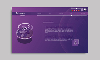 Prosperify project - Web-platform block chain brand and identity illustrator logo ui development ux process uxdesign webdeisgn webdevelopment