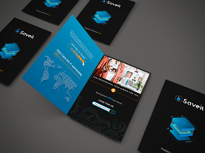 SAVEIT BRAND & BROCHURE branddesign brochure design concept art logodesign printdesign