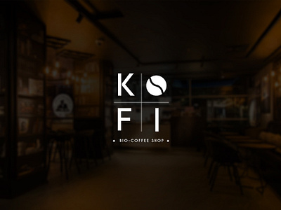 KOFI- Bio Coffee Shop Brand brand branddesign coffebrand illustrator cc logodesign photoshop