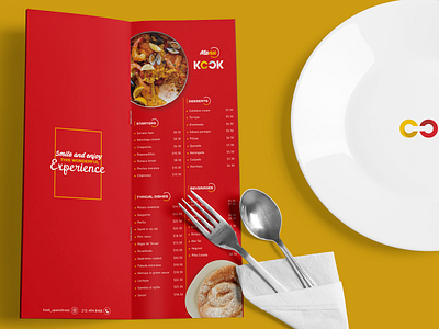 KOOK SPANISH RESTAURANT MENU brand and identity design illustrator menu design photoshop restaurant branding restaurant design restaurant menu