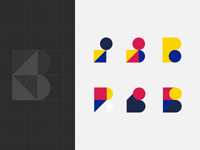 A Basic logo geometric grid logo minimalist minimalist logo