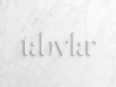 Experiment on logo for Tabvlar