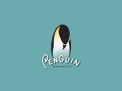 Penguin Graphics branding design illustration logo penguin typography