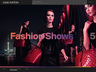 louis vuitton website design by Bui An on Dribbble