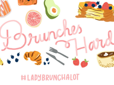 Lady Brunch A Lot illustration