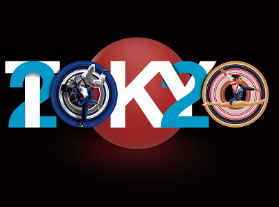TOKYO 2020, A PHANTOM OLYMPIC branding identity design digital art graphic design japan line olympic photoshop tokyo
