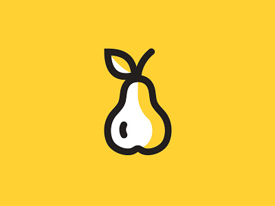 Organic - Icon Set 2d icon icon app illustration logo organic pear symbol vector yellow