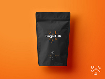 Ginger Fish - Bathbomb packaging design fish ginger icon logo logotype orange packaging soap symbol vector