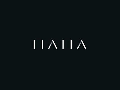 Haha logo logotype minimal type typographic typography