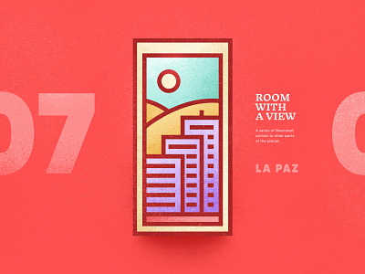 Room With A View – 07 2d country illustration la paz landscape peru place portal room scenic sun texture vector view window