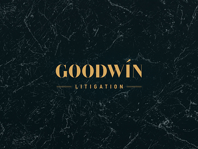 Goodwin Litigation Logo Design