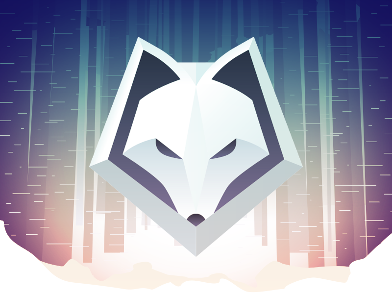 Winterfox Team Branding logo branding esports winterfox