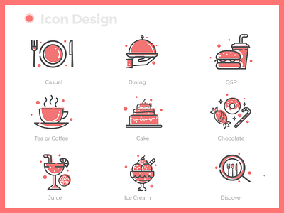 Icon Design - Customized Restaurant Icons