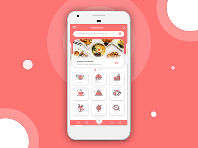 Finding Restaurant App UI Design