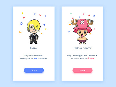 illustrations One Piece china colorful illustration illustrations jon jondesigner mbe one piece ui ux