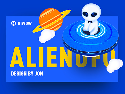 Alien UFO 2.5D