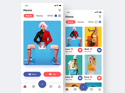 Social app china colorful fashion jon jondesigner social app ui ux