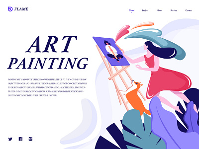 Art Painting china colorful illustration illustrations jon jondesigner ui ux web