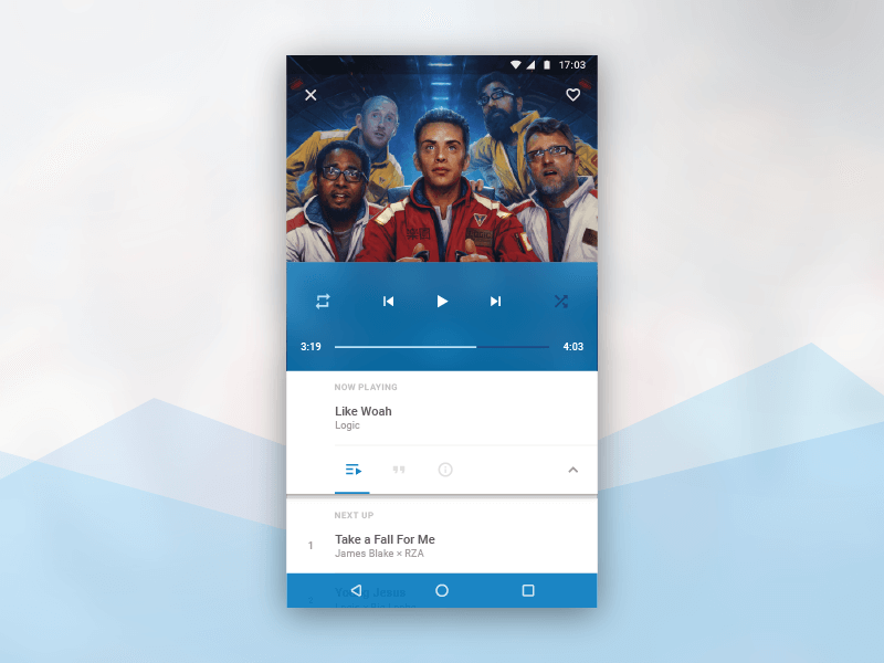 1 Week of Free Downloads: Day 7, Genius Music android free download genius material design music player redesign