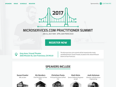 2017 Microservices Summit Homepage