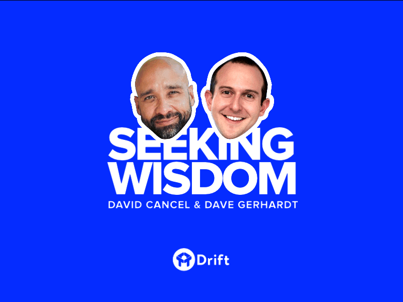 Seeking Wisdom opening sequence animation drift playful podcast