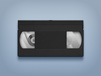 VHS concept cute design film icon illustration illustrator noise plastic real shadows shiny simple vhs video