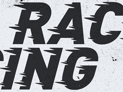 Racing Type black font modify noise race racing texture type vector