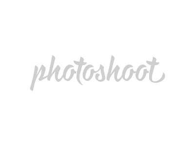 Photoshoot.io rebrand app brand branding calligraphy hand drawn logo type typography wordmark