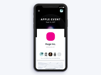 Event design (mobile)